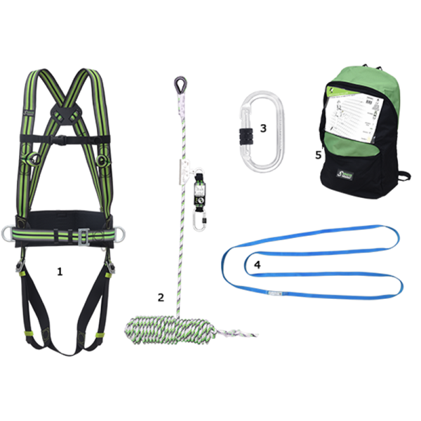 Kratos Safety roof set, complete fall protection set, fall protection set