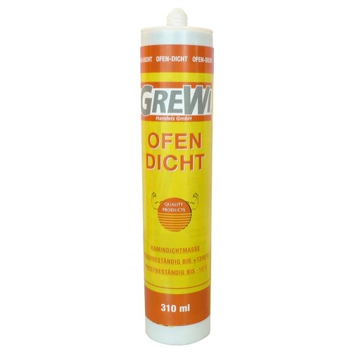 Grewi Ofen-Dicht 310ml,High temperature resistant sealant for refractory bricks and heating systems.