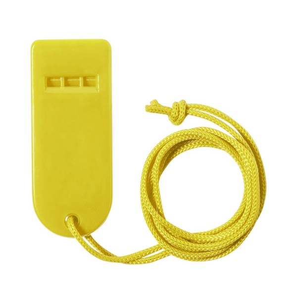 Signal whistle yellow, loud protection in emergencies
