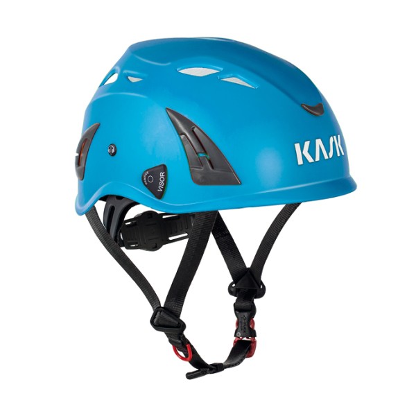Kask safety helmet, industrial helmet, Plasma AQ, royal blue, with ventilation, universal adjustable, EN397, Size: 51 – 63 cm