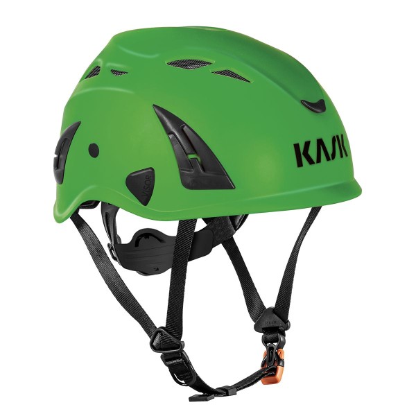 Kask Superplasma AQ safety helmet, green - universal, lightweight, ventilated, EN397, size 51-63cm