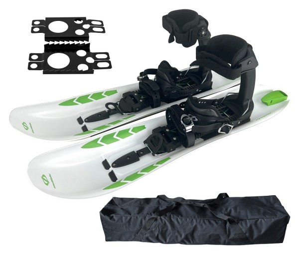 Crossblades with Softboot Binding, incl Bag and Crampons. Snowshoes for skiing, Snowshoe hiking, Backcountry skiing, ski touring