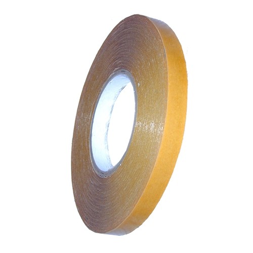 Grewi double-sided adhesive tape, thin, white, insensitive to moisture, length 50 m, various widths