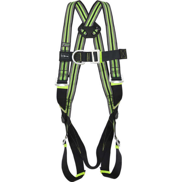 Kratos Safety two-point safety harness Mune 3, with 5 adjustment buckles, PPE, EN 361, especially for work at height