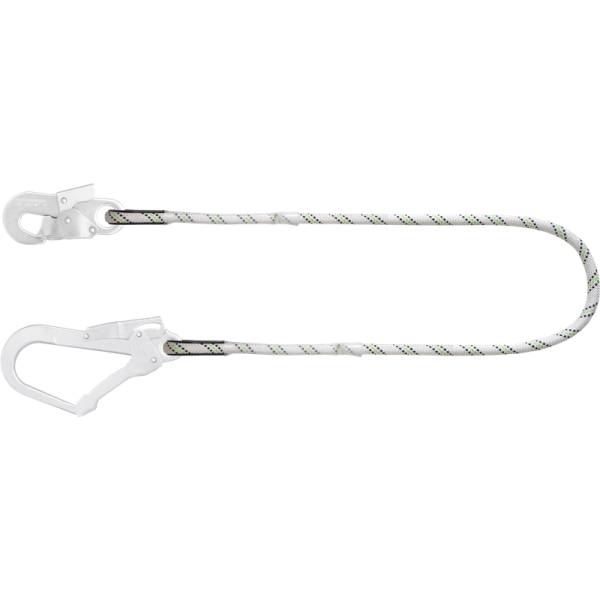 Kratos Restraint Kernmantle Rope Lanyard length 1.50 mtr with connectors, EN354, PPE