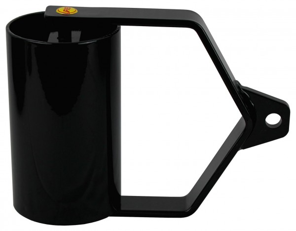 Robert Baraban Poignée roulante, 89 mm, 100% acier, revêtement noir