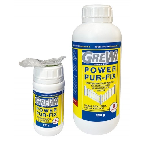 GREWI POWER-PUR-FIX: The simple and fast solution for post installation and fixation