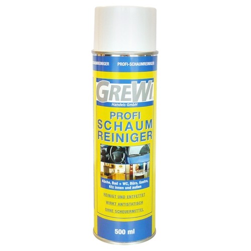 Grewi Profi-Schaumreinigerl, 500ml Cleans, degreases and protects without abrasive cleaners.