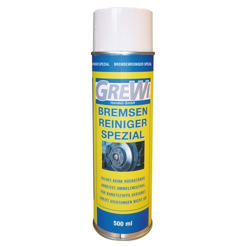 Grewi Brake Cleaner Special, 500ml highly active special cleaner with intensive cleaning effect.