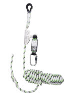 Kratos Safety Absturzsicherung-Set, Fallschutz-Set mit Kratos Auffanggurt EN361, Kratos Auffanggerät 15m mit Bandfalldämpfer EN353-2, Kratos Stahlkarabiner EN362, Rucksack, PSA, CE-Zertifiziert, mit Seriennummer