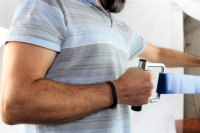 Robert Baraban Bändergriff, Band Handle, extra stabil bis 200kg, rutschfester Griff, für Fitnessband, Gymnastikband