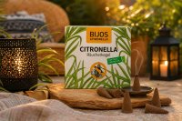 Bijos Citronella Räucherkegel Fair Trade, 10 Stk Räucherkerzen