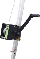 Kratos Safety Dreibein-Set Professional, inklusive Dreibein, Arbeits- und Rettungswinde 20 m, Höhensicherungsgerät, Schnellwechseladapter Set