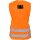 Kratos Safety Reflex 2, Auffanggurt mit hoch sichtbarer orangen Arbeitsweste, Warnweste, Sicherheitsweste mit Gurt, mehrere Taschen und Reflektorstreifen, PSA, EN361, EN471