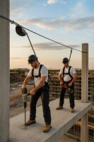 Kratos Safety Horizontale temporäre Seilsicherung für 2 Verwender, EN795