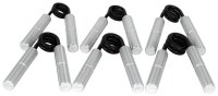 Go Strong Aluminium Handtrainer für maximale Griffkraft - Unterarmtrainer mit Griffpolster, Feder aus schwarzen gehärtetem Stahl, Handmuskeltrainer