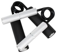Go Strong Aluminium Handtrainer für maximale Griffkraft - Unterarmtrainer mit Griffpolster, Feder aus schwarzen gehärtetem Stahl, Handmuskeltrainer