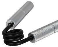 Go Strong Aluminium Handtrainer 300 lbs, für maximale Griffkraft, Unterarmtrainer mit Griffpolster, Feder aus schwarzen gehärtetem Stahl, Handmuskeltrainer