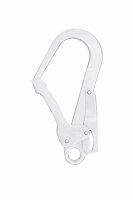 Kratos Safety Rückhalteverbindungsmittel aus Kernmantelseil, 1,5 m, mit Stahlkarabiner und Gerüsthaken, EN354, PSA