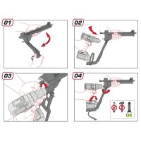 Drill Adapter Gun, Auspress Werkzeug für Kartuschen, Silikonpress Adapter für Akkuschrauber