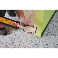 Grewi All in one Power Montagekleber, Kraftkleber mit Sofort-Haftung, 290 ml Kartusche