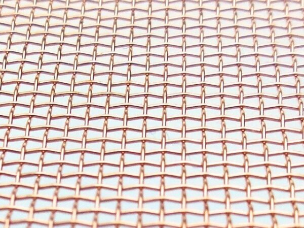 CopperGarden Kupfergewebe 25 x 25 cm, Kupfersieb für Destillen, Aromasieb, Maischesieb