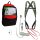 Kratos Safety Absturzsicherung-Set, Auffanggurt, Auffanggerät 10 m mit Falldämpfer, Stahlkarabiner, Bandschlinge, Rucksack