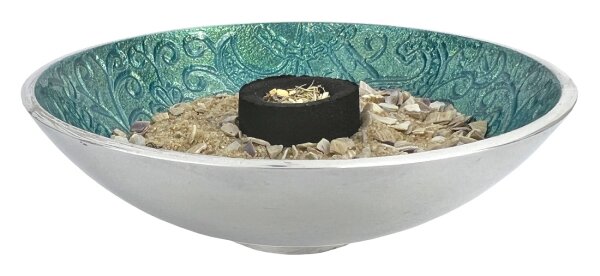 Mückenfrei Räucher Set 6-teilig mit Schale Mint, Räucherwerk, Kohle, Zange, Sand und Räucherbesteck