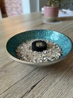 Mückenfrei Räucher Set 6-teilig mit Schale Mint, Räucherwerk, Kohle, Zange, Sand und Räucherbesteck