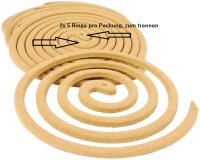 Citronella Räucher Set 3-teilig mit Citronella Spirale Outdoor, Räucherstäbchen Indoor und Halter