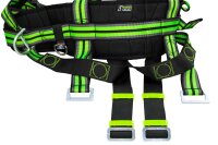 Kratos Safety Zweipunkt Auffanggurt mit Haltegurt, PSA, EN361, EN358, mit Seriennummer