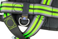 Kratos Safety Zweipunkt Auffanggurt mit Haltegurt und Signalpfeife, bis 140kg, PSA, EN358/361