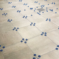 Grewi-Leveling Gewindelasche, 1,8 mm, 250 Stück im Eimer, Hochmodernes Fliesen-Nivelliersystem für präzise und kostengünstige Ergebnisse