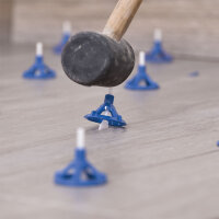 Grewi-Leveling Gewindelasche, 1,8 mm, 250 Stück im Eimer, Hochmodernes Fliesen-Nivelliersystem für präzise und kostengünstige Ergebnisse