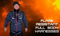 Kratos Safety flammbeständiger Auffanggurt Firefree, mit 2 Aufhängepunkte