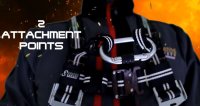 Kratos Safety flammbeständiger Auffanggurt Firefree, mit 2 Aufhängepunkte