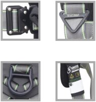 Kratos Safety Extra-Komfort Auffanggurt Flyin 2, Größe S-M, mit Haltegurt zur Arbeitsplatzpositionierung