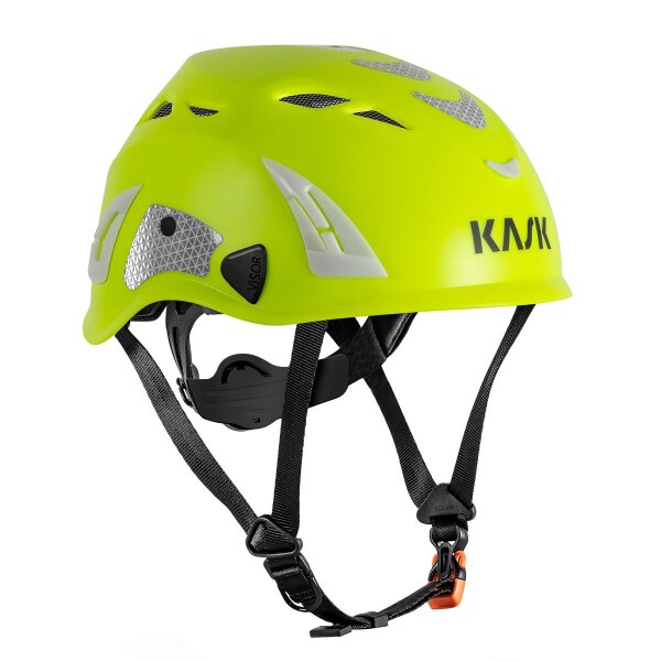 Kask Superplasma AQ Hi Viz, Gelb-Fluoreszierend, Schutzhelm, Industriehelm, Gr. 51-63 cm