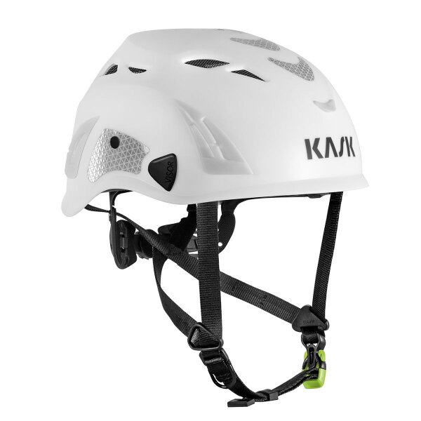Kask Superplasma PL Hi Viz, Weiß, Schutzhelm, Industriehelm, Gr. 51-62 cm