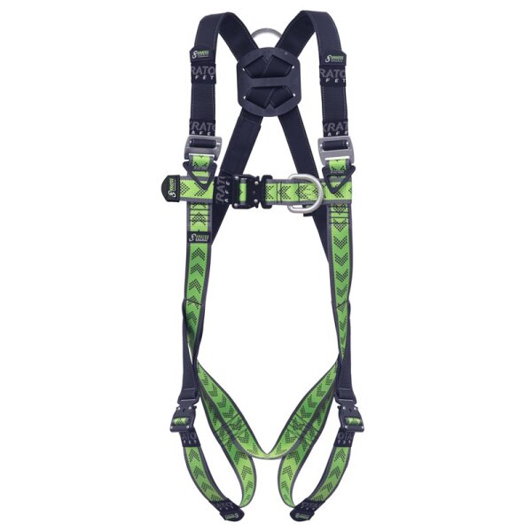 Kratos Safety MOVE 3 Auffanggurt L-XXL für Gerüstbau – EN 361 Sicherheitsgurt mit Schnellverschlüssen, 140 kg (FA1010701A)