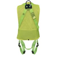 Kratos Safety Reflex 3, Auffanggurt mit hoch sichtbarer Arbeitsweste und Gurtbändern, Warnweste, Sicherheitsweste mit Gurt, PSA, EN361