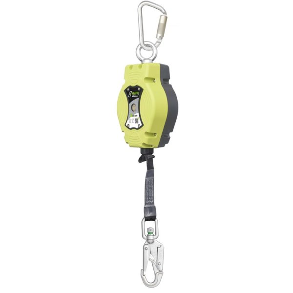 Kratos Safety HELIXON Polyestergurtband-Höhensicherungsgerät 6 m, vertikale Verwendung | EN 360
