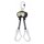 Kratos Safety OLYMPE TWIN Höhensicherungsgerät 2 m mit Gurtband und Aluminiumgehäuse | EN 360