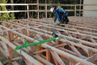 Kratos Safety Zweipunkt Auffanggurt mit Haltegurt und 4 Schnellverschluss Schnallen, PSA, EN361, EN358, mit Seriennummer